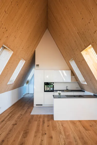 Atemberaubende 2. Zimmer Dachgeschosswohnung mit bis zu 5 Meter hohen Decken — photo 1